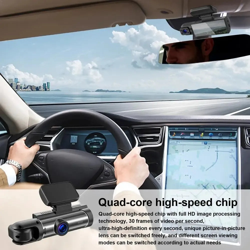 Dual Lens Car Dash Cam - Digital Clarity & Co.