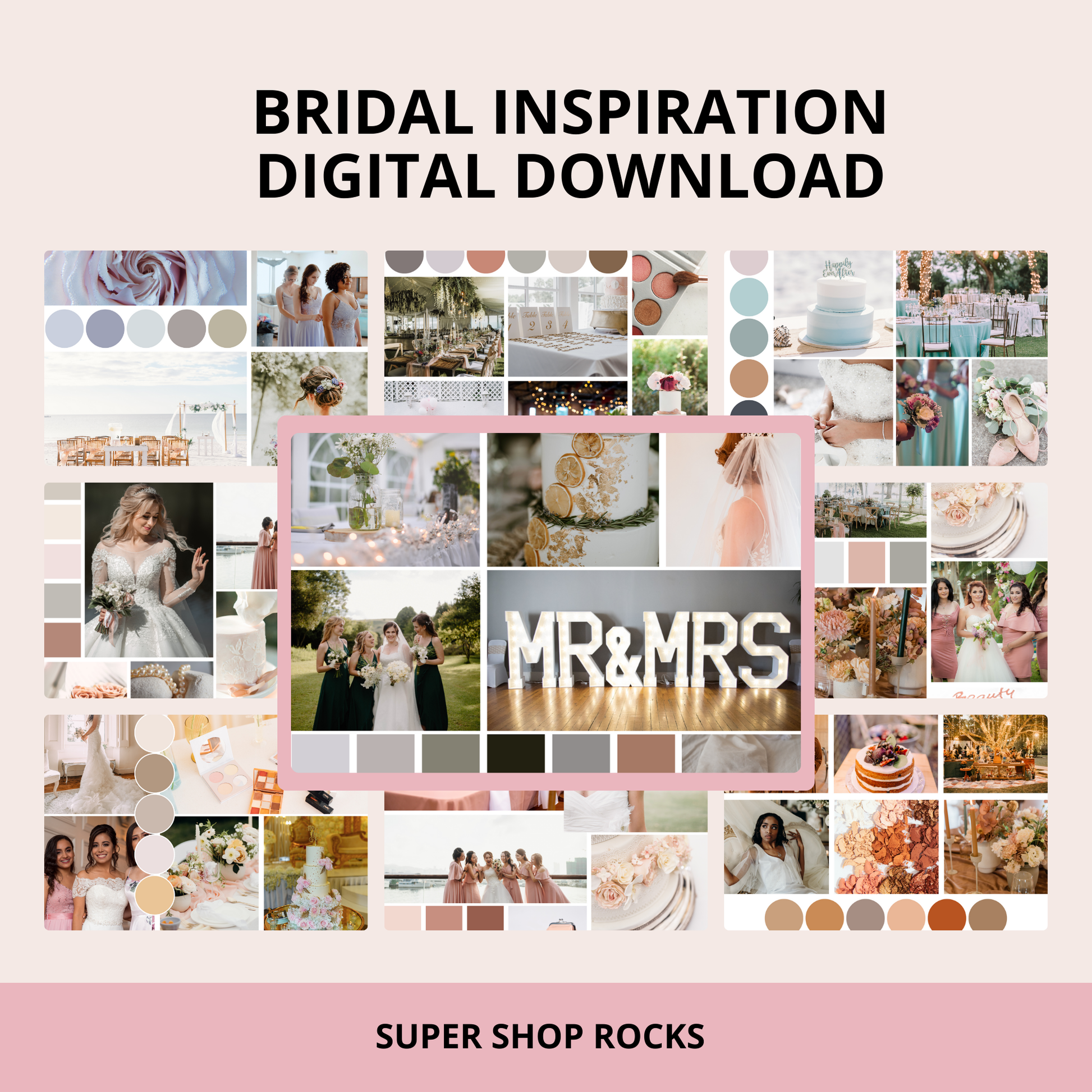 Dream Wedding Mood Boards - Digital Clarity & Co.