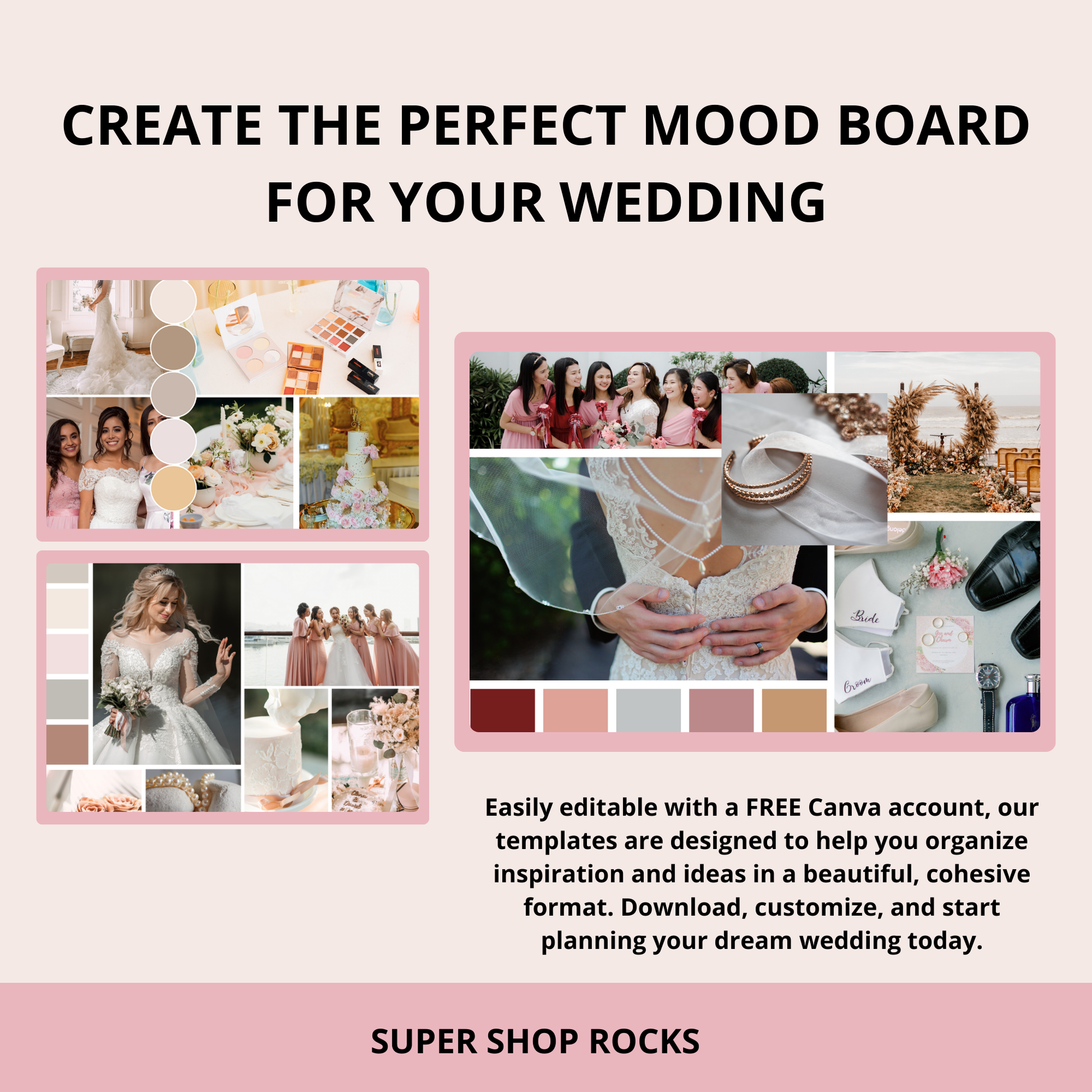 Dream Wedding Mood Boards - Digital Clarity & Co.