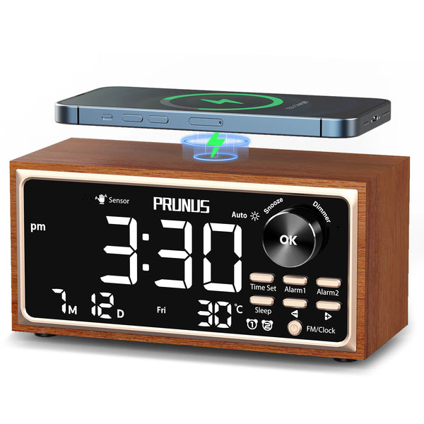 Chic Retro Alarm Clock Charger