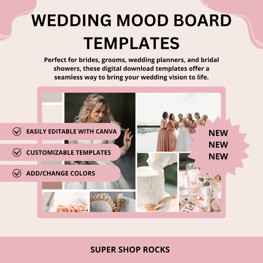 Dream Wedding Mood Boards - Digital Clarity & Co.